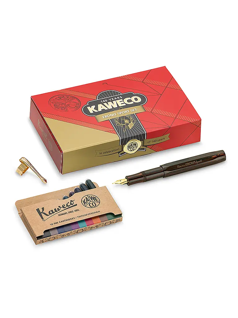 KAWECO | Füllhalter Set EBONIT Set Medium | 