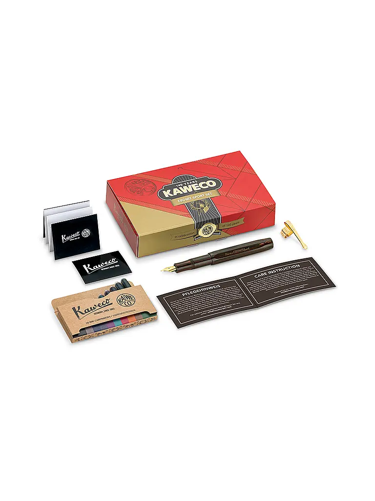 KAWECO | Füllhalter Set EBONIT Set Medium | 