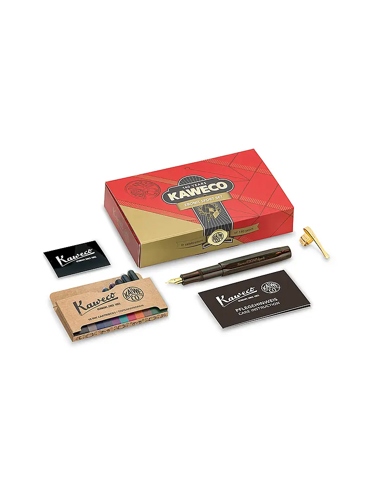 KAWECO | Füllhalter Set EBONIT Set Medium | 