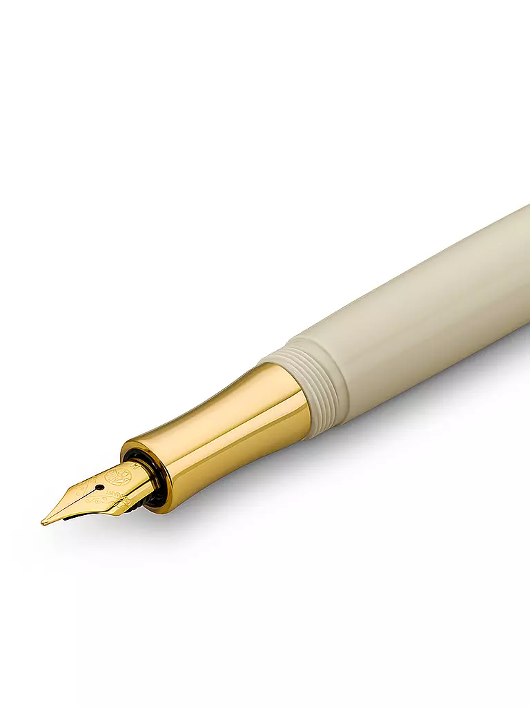 KAWECO | Füllhalter Student 70's Soul Medium Orange Weiß | braun