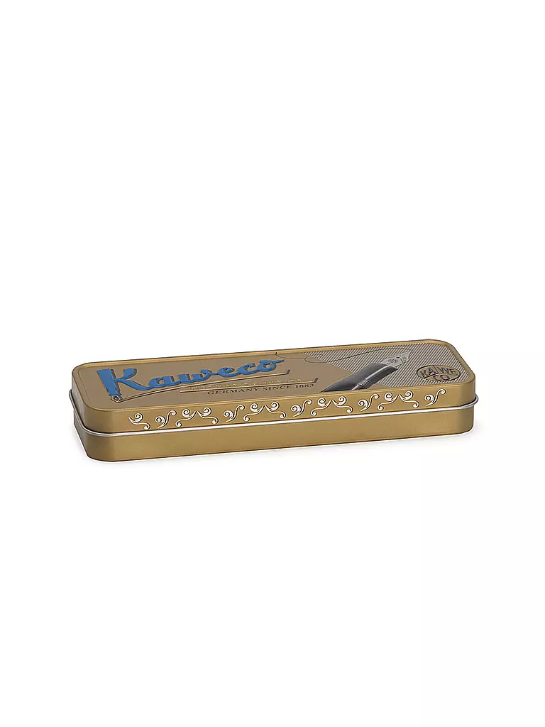 KAWECO | Füllhalter Student 70's Soul Medium Orange Weiß | braun