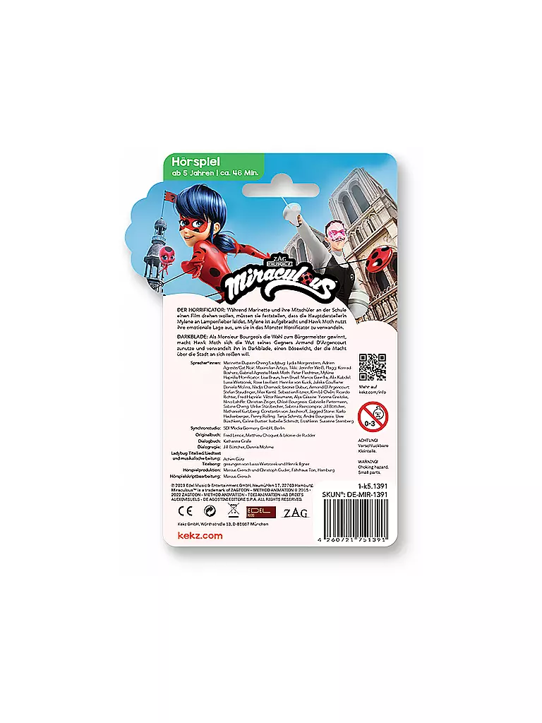 KEKZ | Audiochip - Miraculous - Der Horrificator Darkblade  | keine Farbe