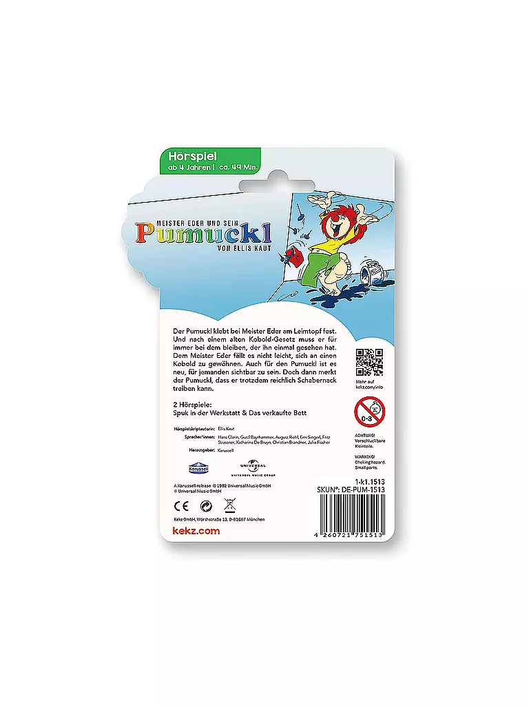 KEKZ | Audiochip - Pumuckl Spuk in der Werkstatt | keine Farbe