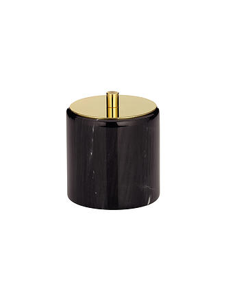 KELA | Marmor Wattedose Liron Schwarz/Gold 20015