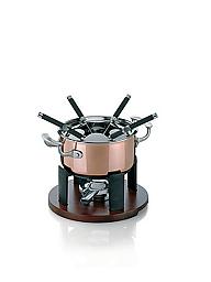 KELA | Fondue-Set "Nantes" 11-tlg. | braun