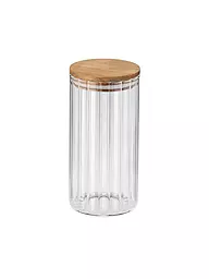 KELA | Vorratsdose DOROTHEA 0,9l Glas / Ahorn | transparent