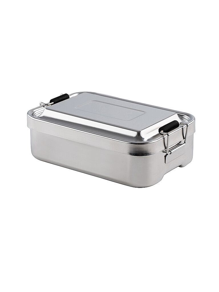 KELOMAT Boîte à lunch 23x15cm en acier inoxydable argent