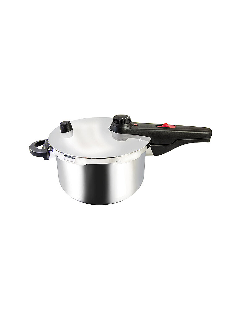 KELOMAT Olla a presión Alfa 22cm/4,5L de acero inoxidable plata
