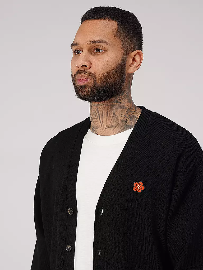 KENZO | Cardigan BOKE FLOWER | schwarz