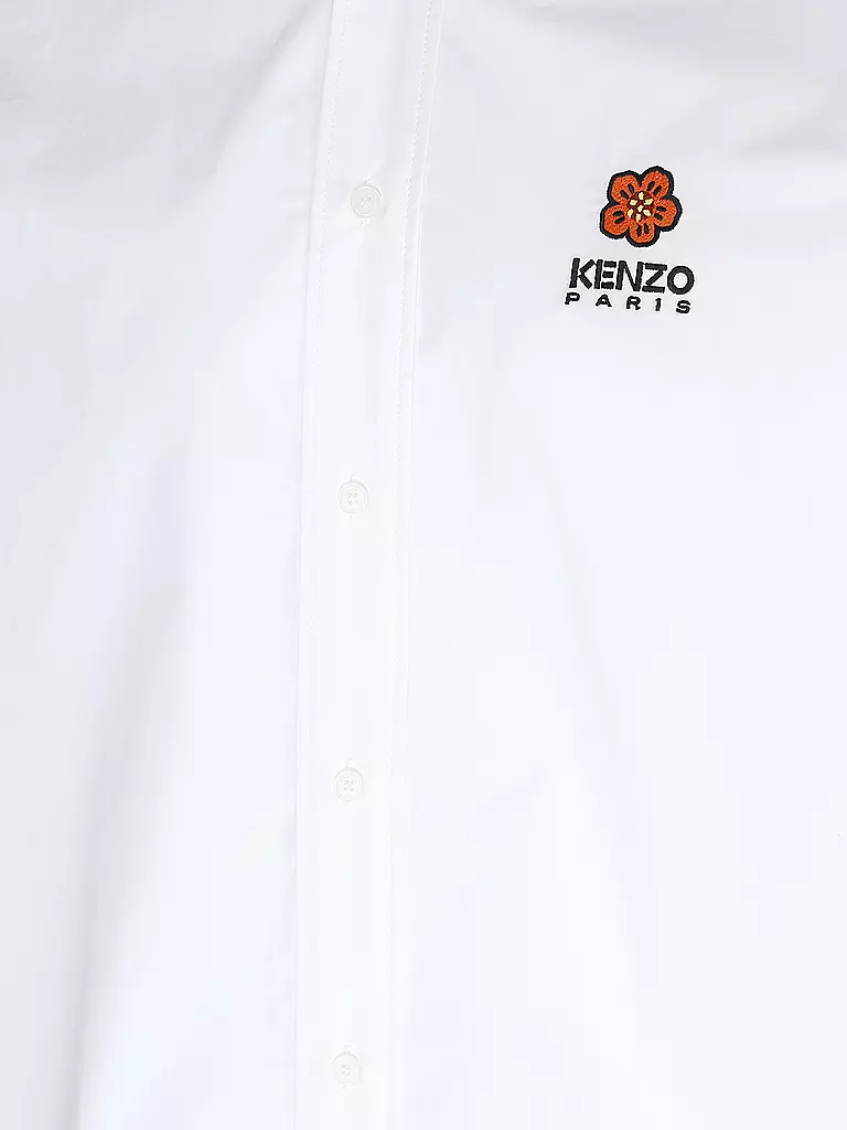 KENZO | Hemd Casual Fit BOKE | weiss