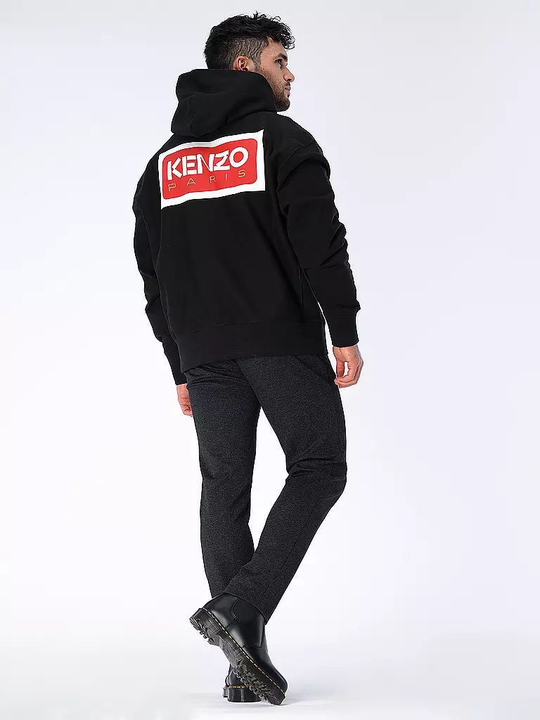 KENZO | Kapuzensweater - Hoodie PARIS  | schwarz