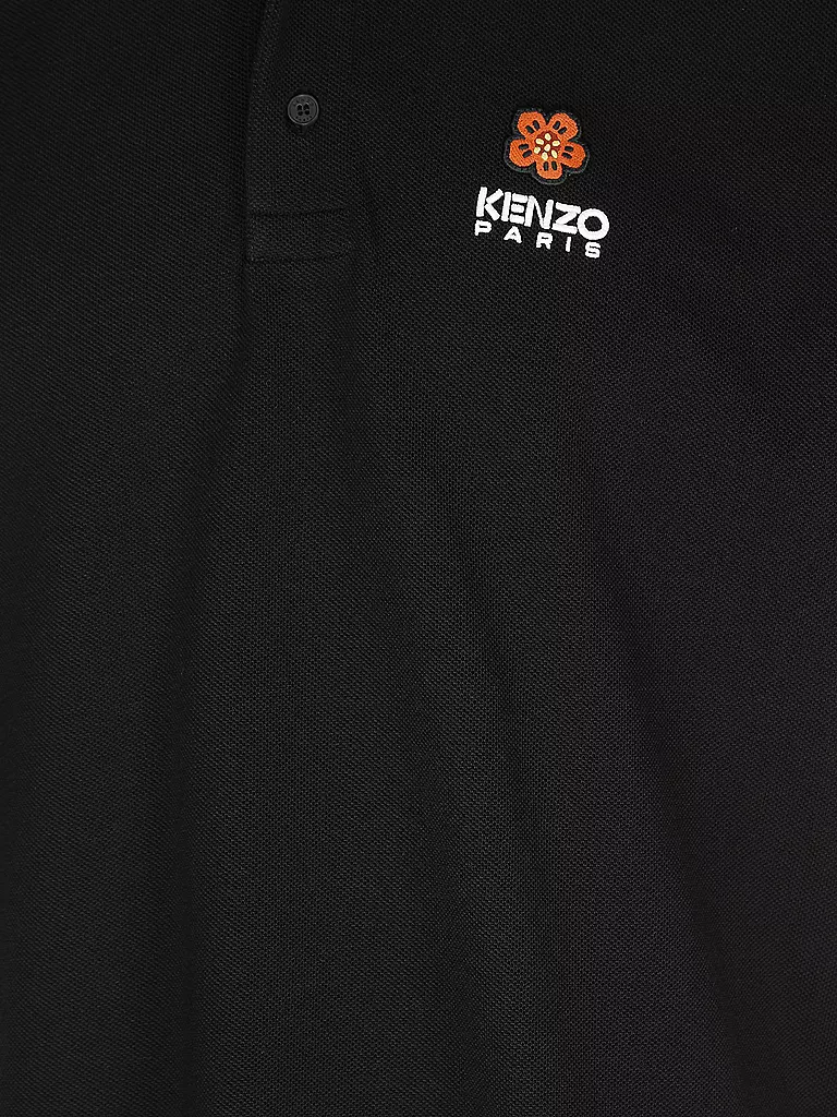 KENZO | Poloshirt BOKE FLOWER | schwarz