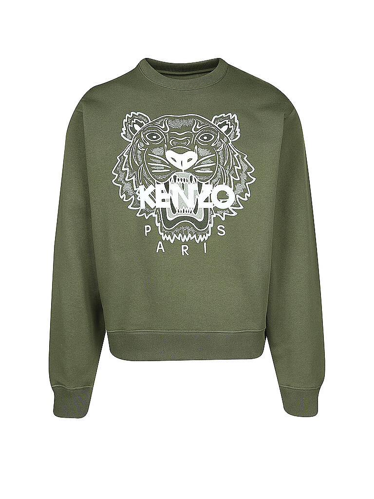 KENZO Sweater Tiger Classic olive