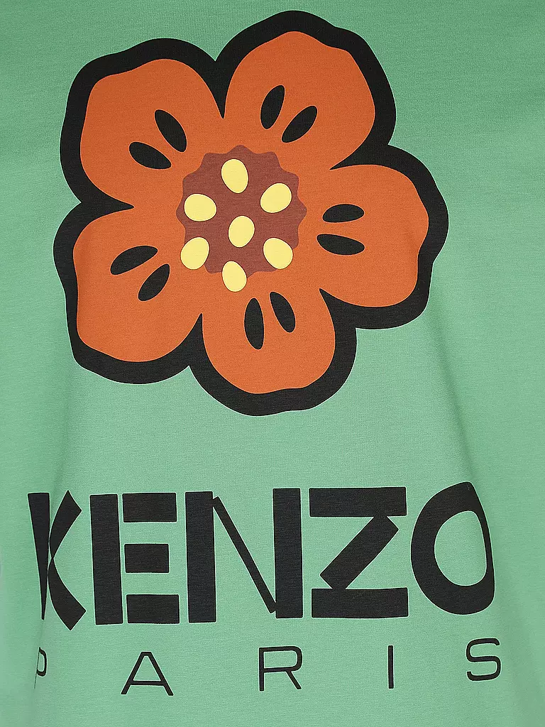 KENZO | T-Shirt BOKE FLOWER | grün