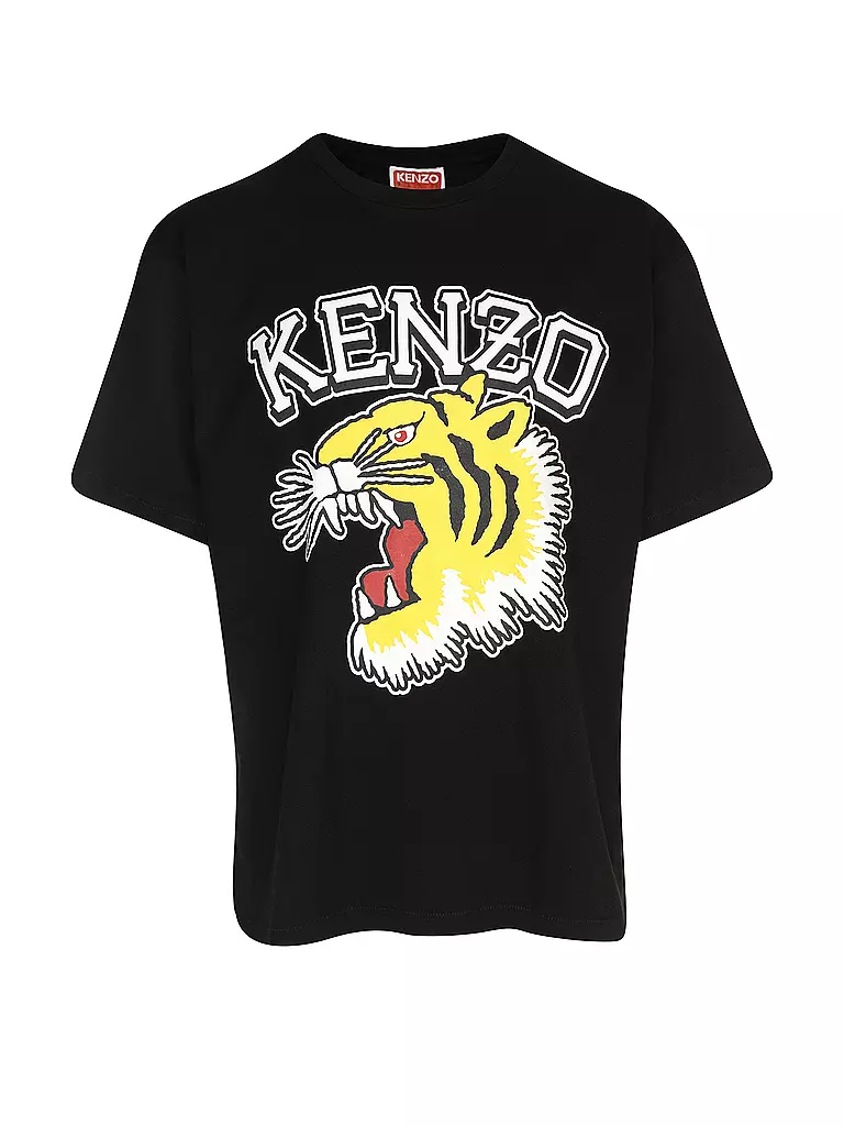 KENZO T-Shirt TIGER VARSITY schwarz