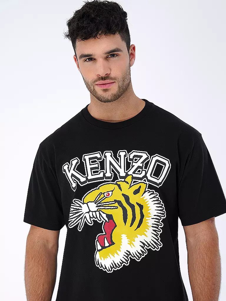 KENZO | T-Shirt TIGER VARSITY | schwarz