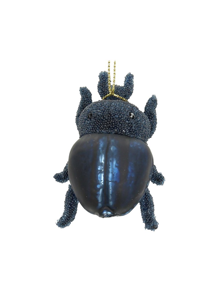 KERSTEN Weihnachts Anhänger Insect 6,5cm  blau