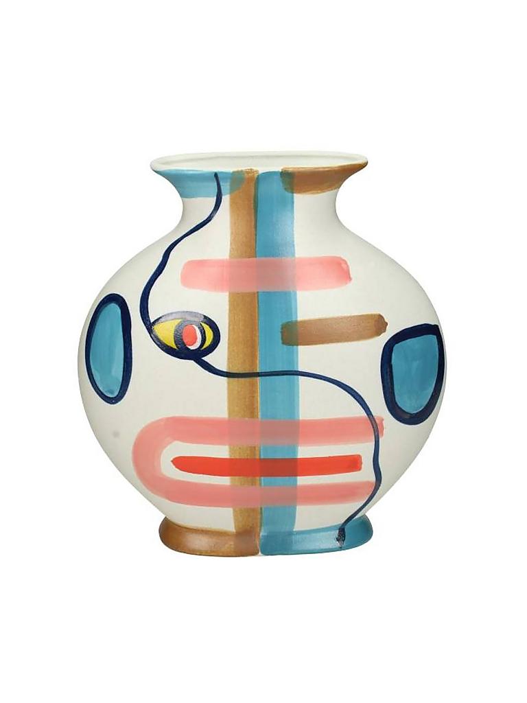 KERSTEN | Vase "Faces Fine Earthenware" 30,5cm | bunt