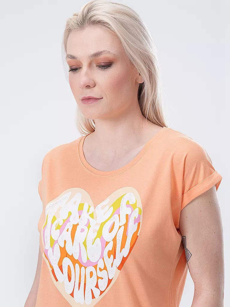 KEY LARGO | T-Shirt CAREFUL | orange