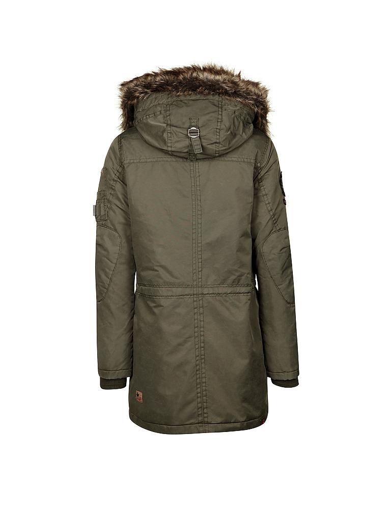 Schouderophalend Haalbaarheid caravan KHUJO Parka "Patrick" olive