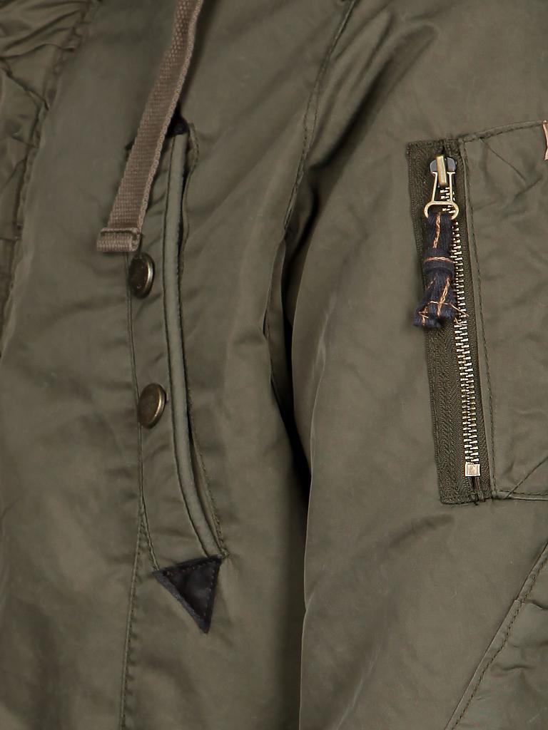 Schouderophalend Haalbaarheid caravan KHUJO Parka "Patrick" olive