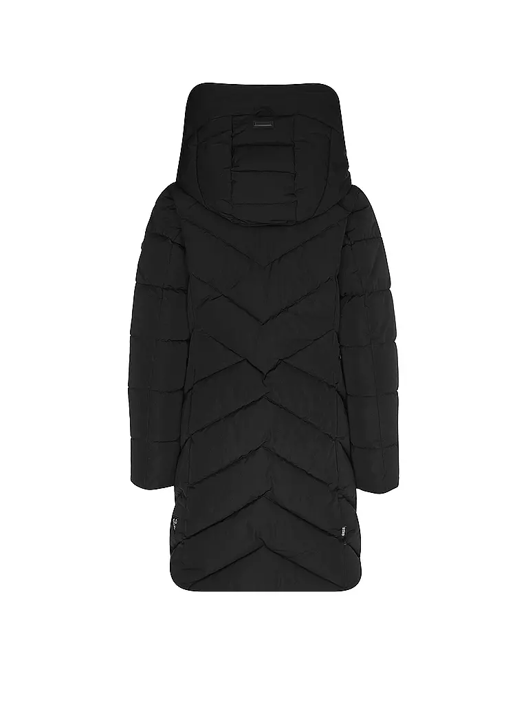 KHUJO | Steppmantel DARKA 2 | schwarz