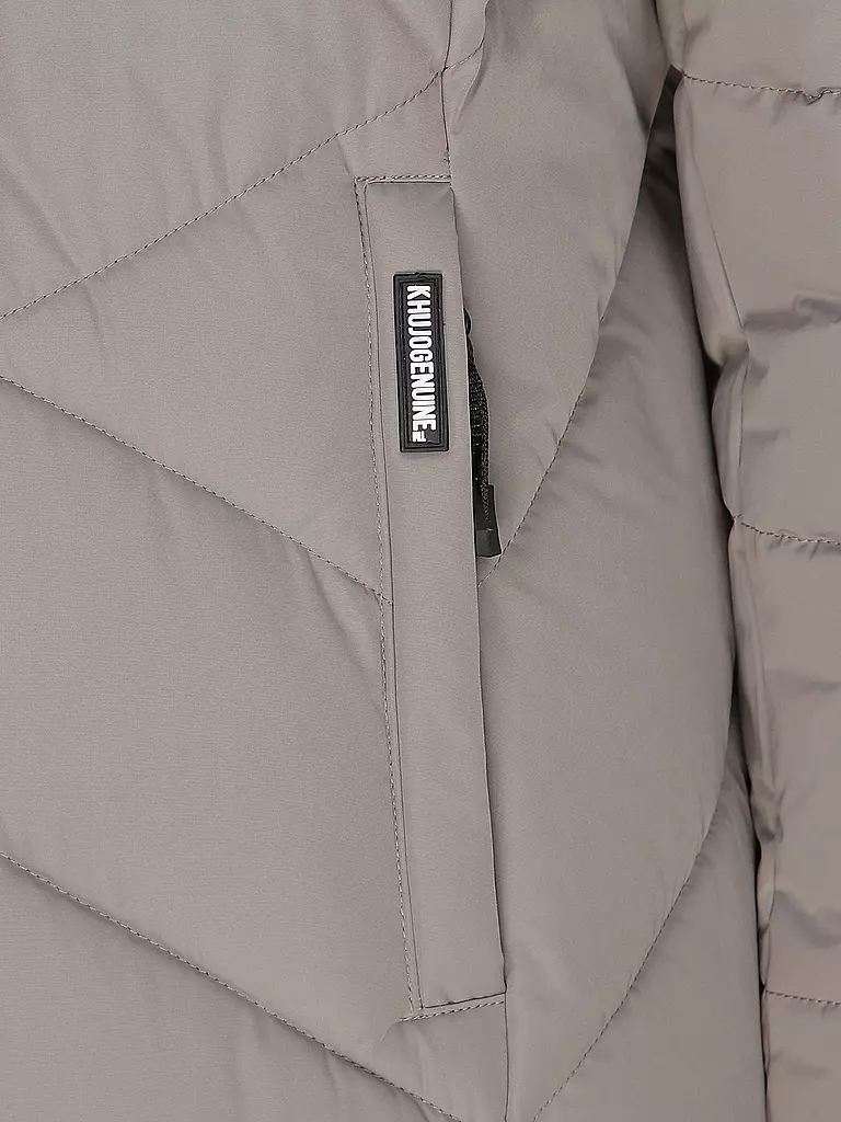 KHUJO | Steppmantel DARKA 2 | schwarz