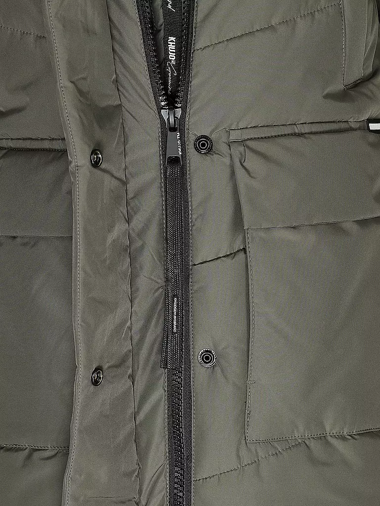 KHUJO | Steppmantel ELVITA | grün