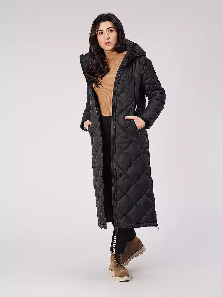 KHUJO | Steppmantel HELVI | schwarz