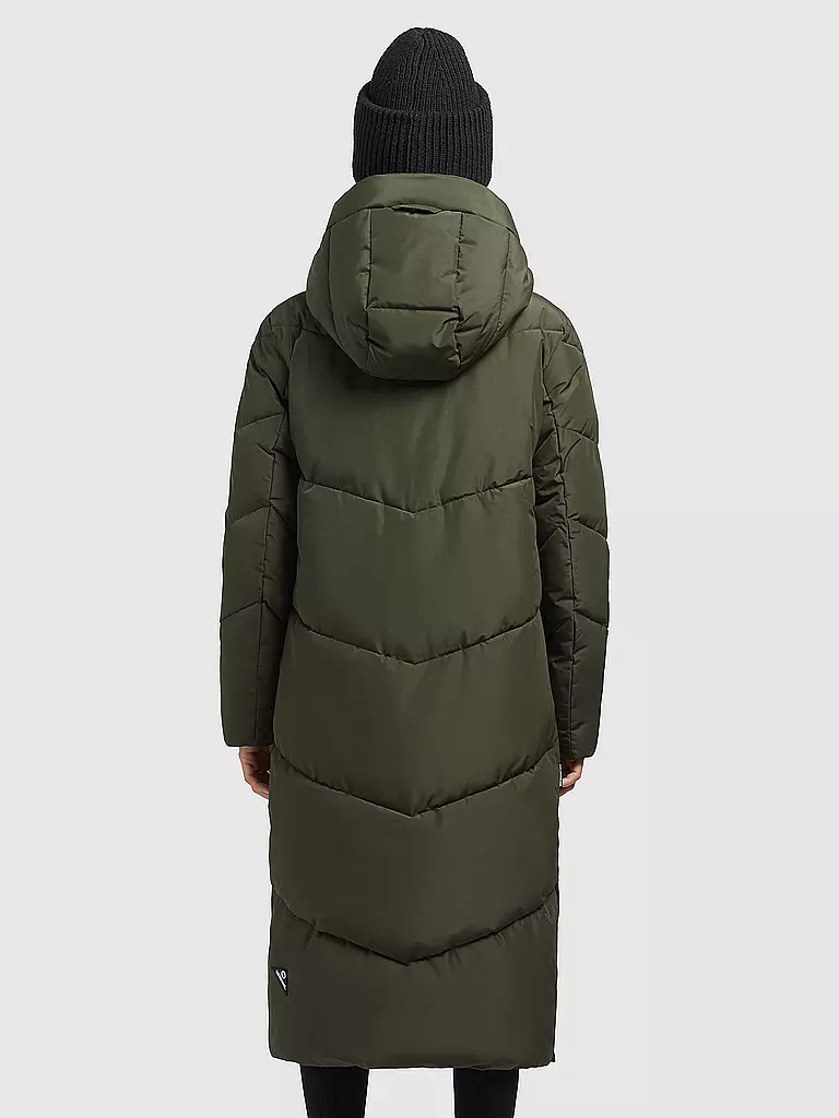 KHUJO | Steppmantel | olive