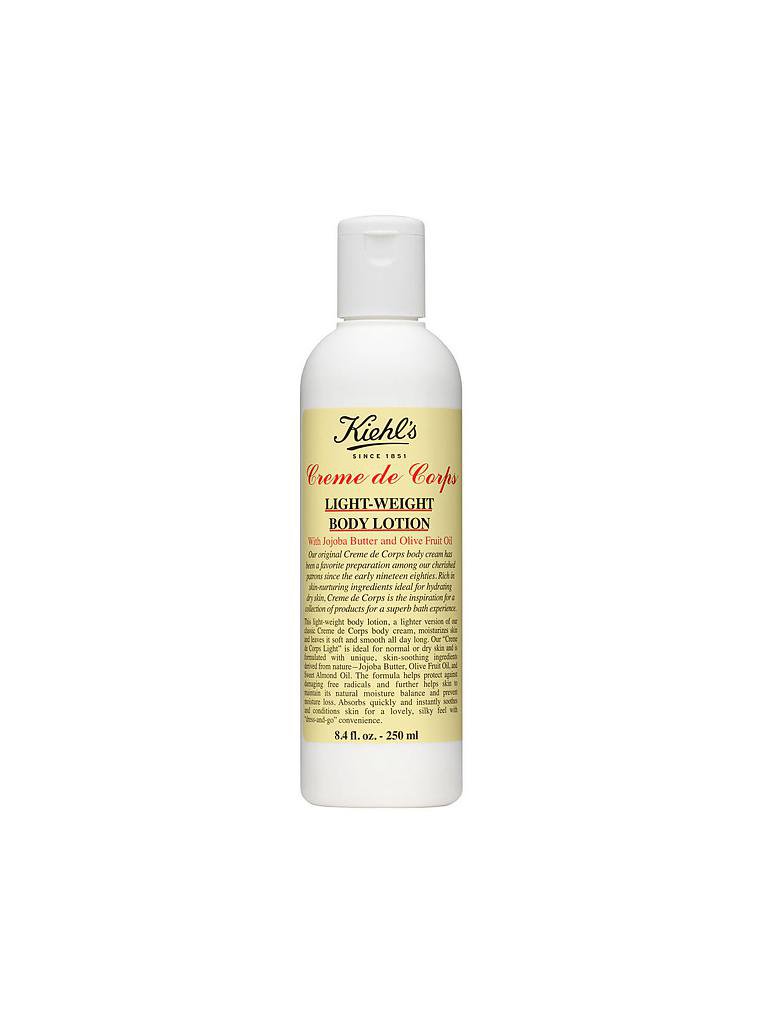 KIEHL'S Creme de Corps LightWeight Body Lotion 250ml transparent