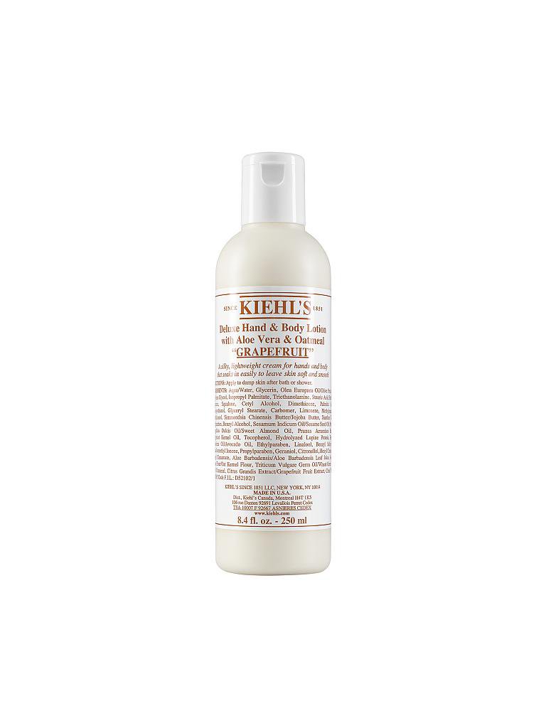 KIEHL'S | Deluxe Hand and Body Lotion with Aloe Vera and Oatmeal - Grapefruit 250ml | keine Farbe