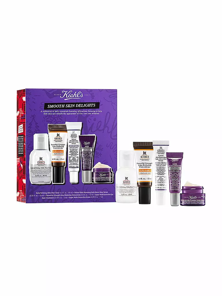 KIEHL'S | Geschenkset - Targeted AntiAge Essentials Set 40ml / 7ml / 10ml / 3ml / 15ml  | keine Farbe