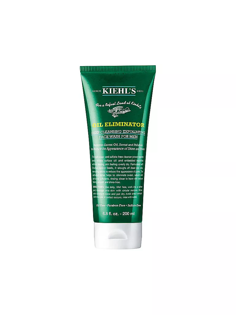 KIEHL'S | Oil Eliminator Deep Cleansing Exfoliating Face Wash 200ml | keine Farbe