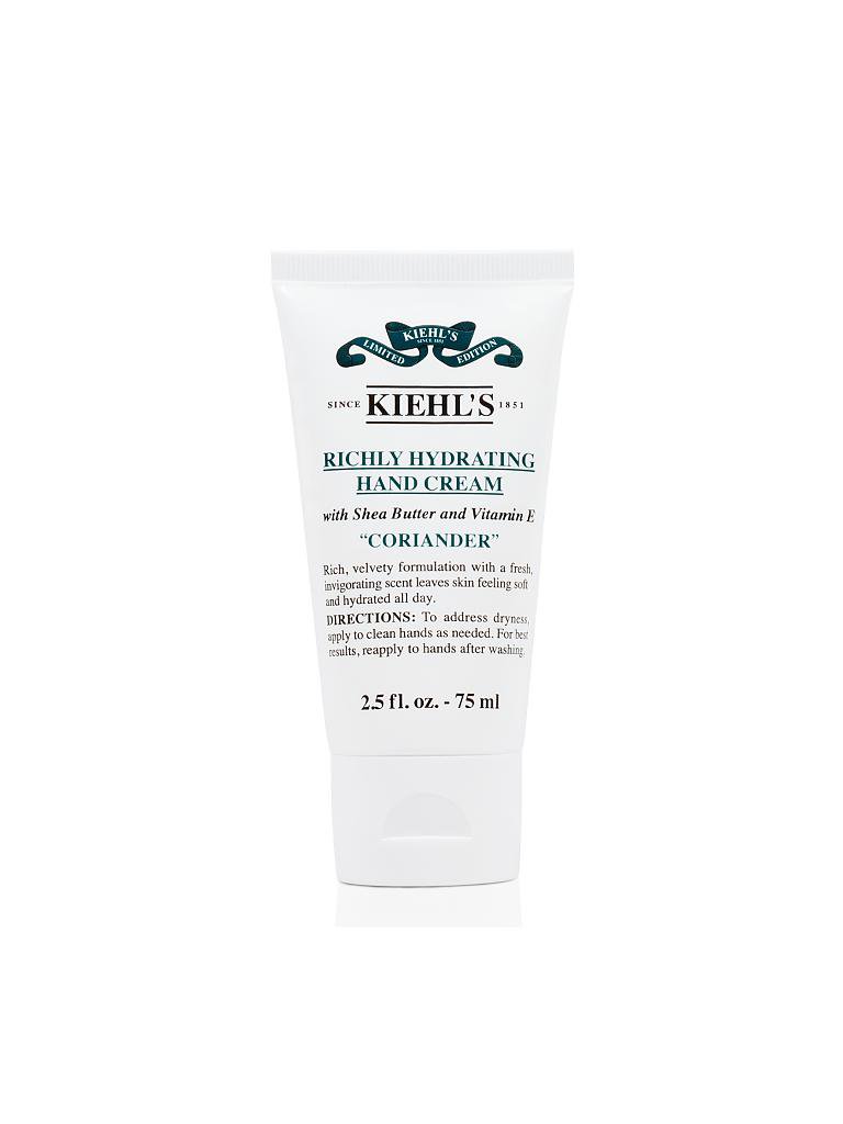 KIEHL'S Richly Hydration Hand Cream 75ml (Coriander) transparent