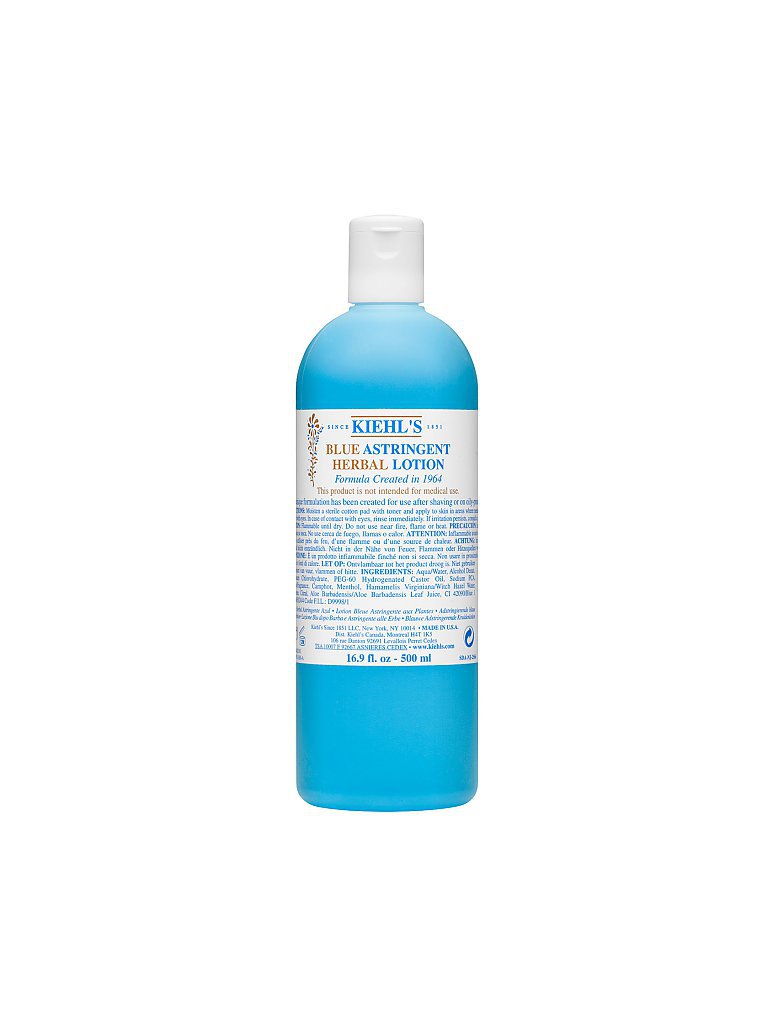 KIEHL'S Blue Astringent Herbal Lotion 500ml