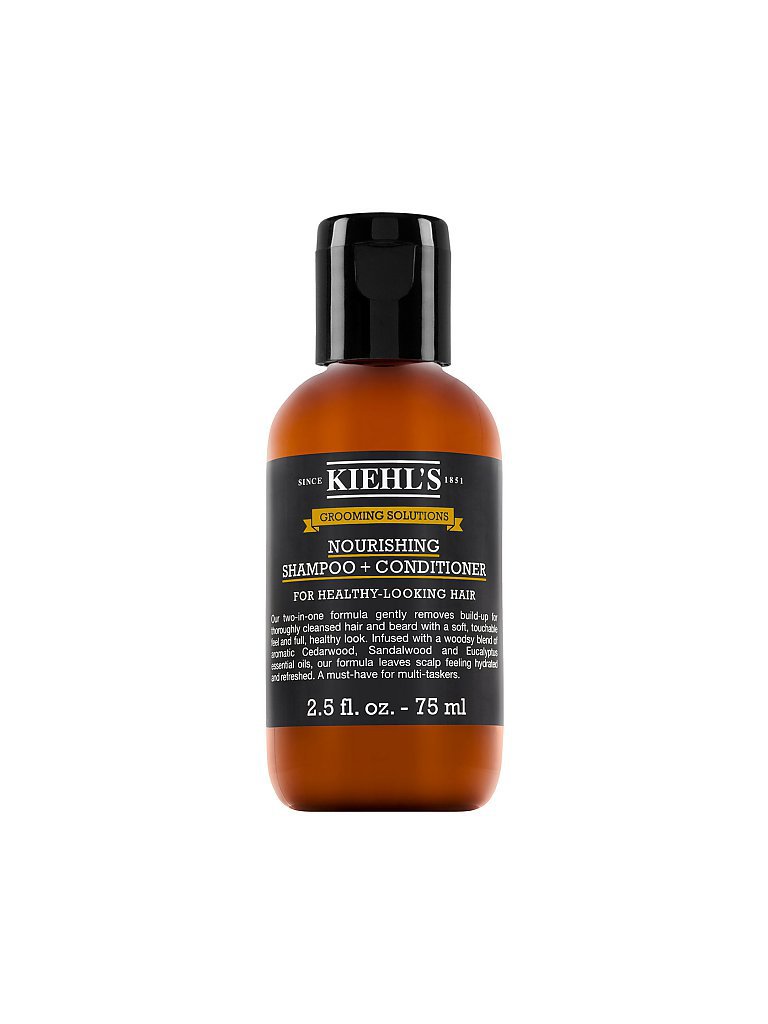 KIEHL'S Grooming Solutions Healthy Hair Nourishing Scalp Shampoo / Conditioner 75ml