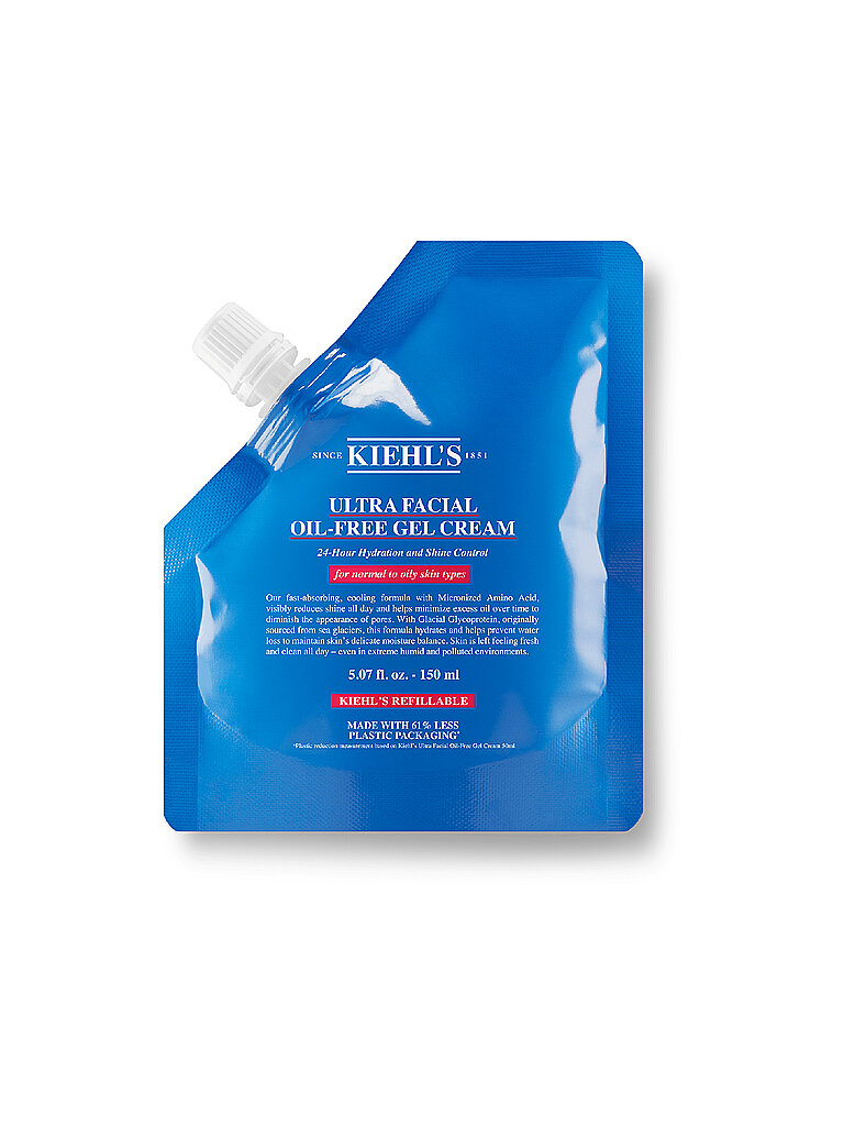 Kiehls KIEHL'S Gesichtscreme - Ultra Facial Oil-Free Gel Cream Refill Pouch 150 ml