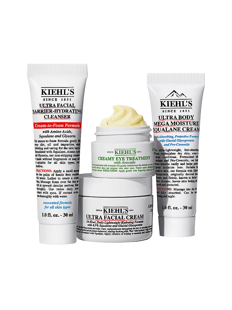 KIEHL'S Geschenkset - Master Moisturizing Minis Gift Set 2x30ml / 25ml / 14ml