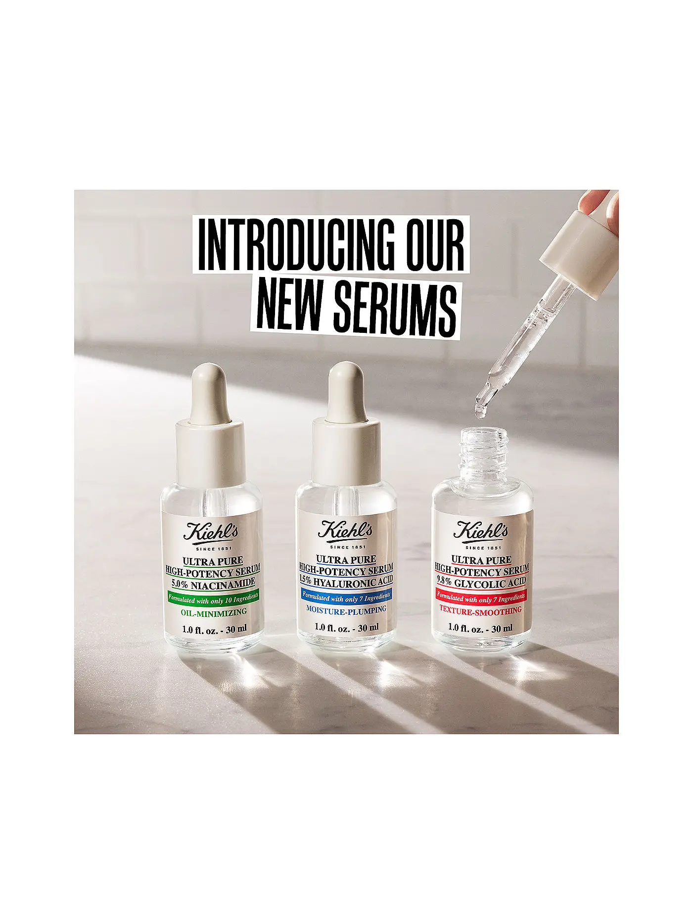 KIEHL'S | Ultra Pure High-Potency Serum 9.8% Glycolic Acid 30ml | keine Farbe