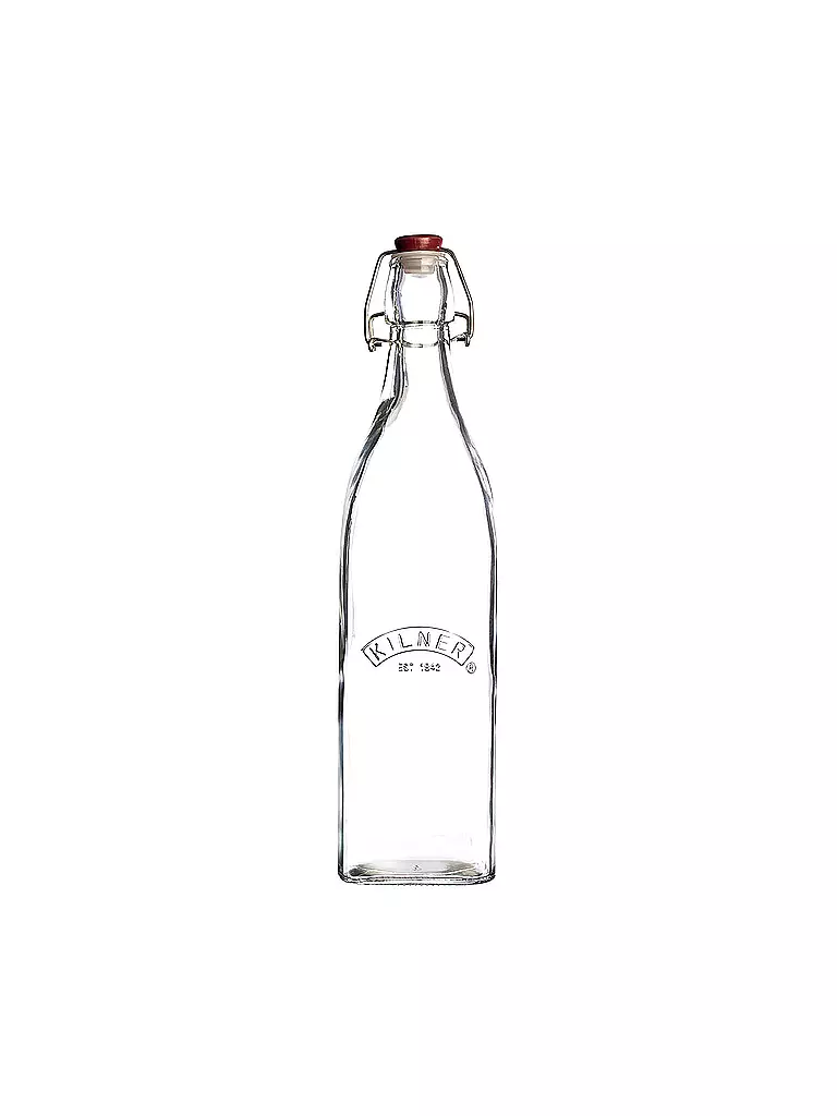 KILNER | Drahtbügelflasche 550ml | silber