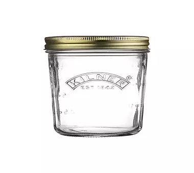KILNER Einmachglas mit weiter Öffnung 350ml Glas/Metall