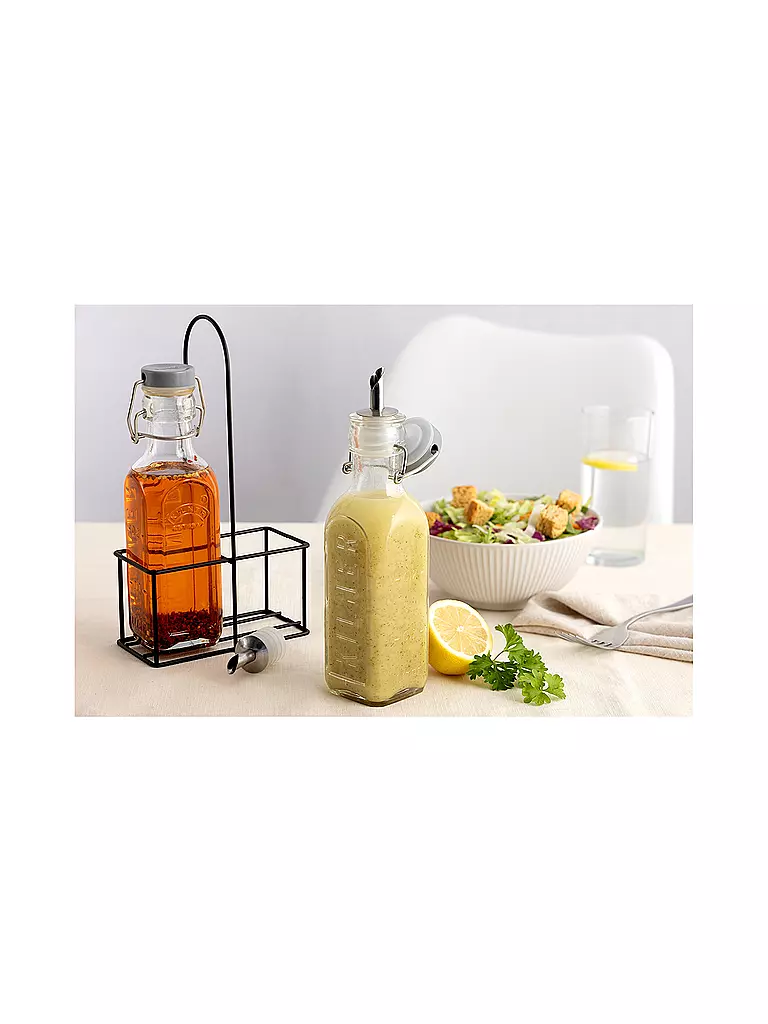 KILNER | Flaschenset Essig/Öl 2x0,3l | transparent