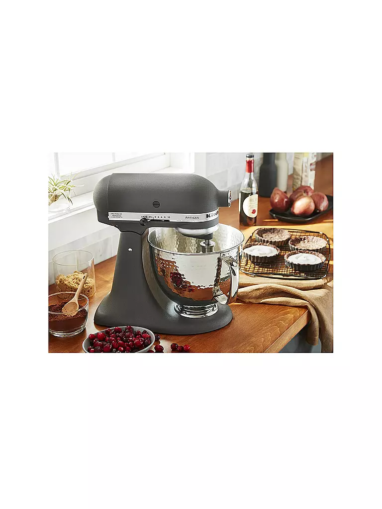 KITCHENAID | Edelstahlschüssel gehämmert 4,8l 5KSM5SSBHM Edelstahl | silber