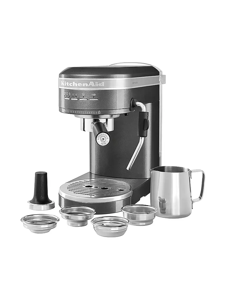 KITCHENAID | Espressomaschine Artisan 5KES6503MS Medaillonsilber | silber