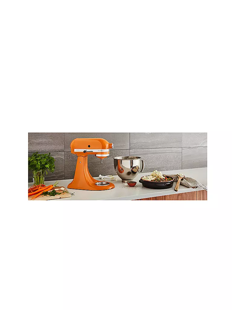 KITCHENAID | Küchenmaschine Artisan 175 4,8l 300 Watt 5KSM175PSEHY Honey | blau