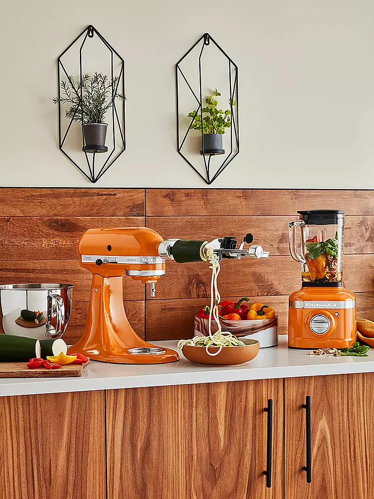 KITCHENAID | Küchenmaschine Artisan 175 4,8l 300 Watt 5KSM175PSEHY Honey | blau