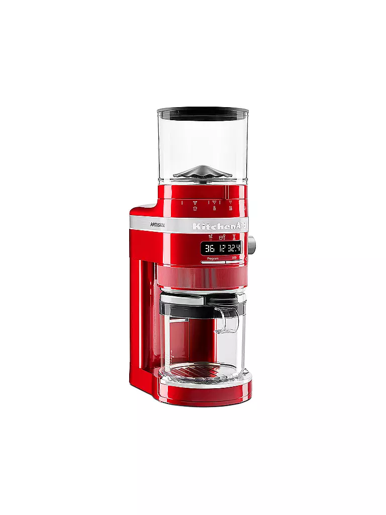 KITCHENAID | Kaffeemühle 5KCG8433ECA Liebesapfelrot | silber