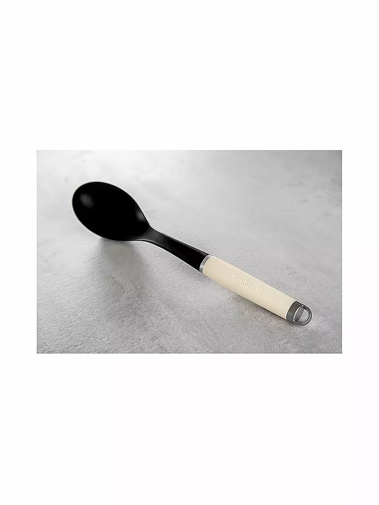 Kochlöffel 1/2 Hähnchen Preis KITCHENAID Kochlöffel Coreline Creme / Schwarz creme