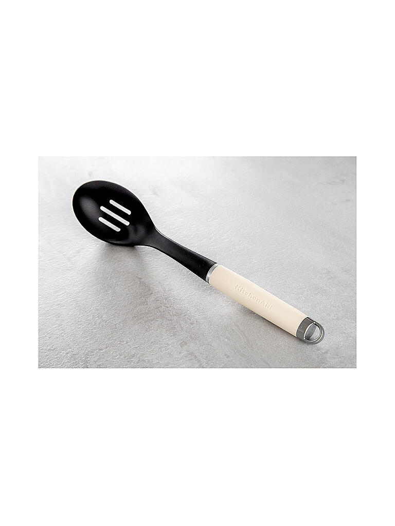 Kochlöffel 1/2 Hähnchen Preis KITCHENAID Kochlöffel Coreline Creme / Schwarz creme